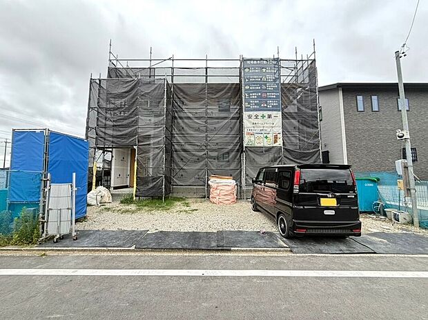No.2 着工時
上棟しました!工事状況は随時写真を更新します。(2026年8月28日撮影)