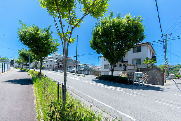 【【現地写真】 】総12区画の街がJR舞子エリアに誕生しました。教育施設が徒歩10分圏内に揃っているため、子育て世帯におすすめの安心の住環境です。