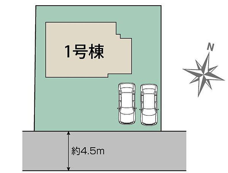 宝塚市中山台2丁目2期1棟　区画図