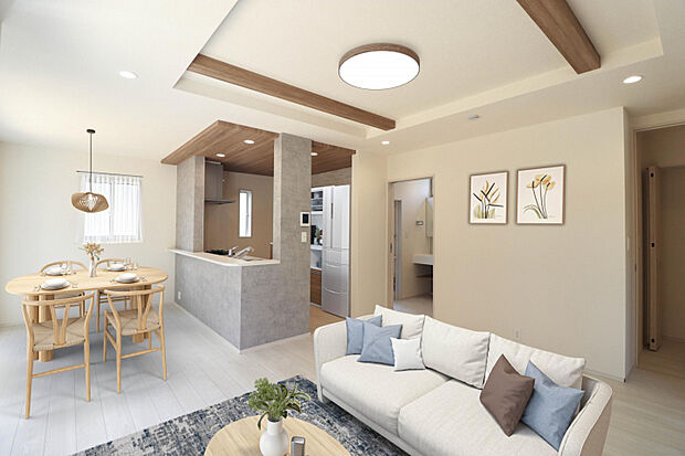 【リビングダイニング（17.0帖）】　