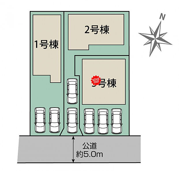 名古屋市守山区小幡南2丁目3棟 区画図