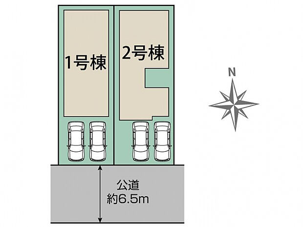 名古屋市中川区水里5丁目2棟 区画図