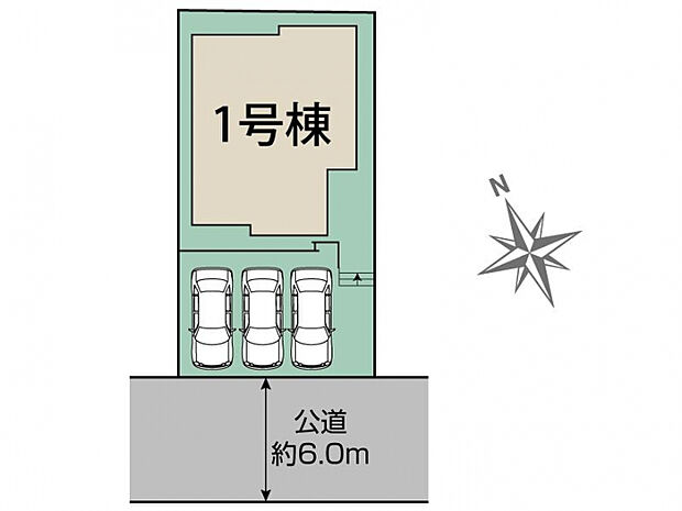 愛知郡東郷町清水3丁目1棟 区画図