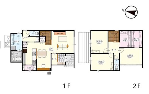 【5号地】3298万円、3LDK、土地面積196.51m2、建物面積103.5m2 

