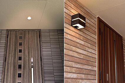 【人感センサーLEDポーチ灯】