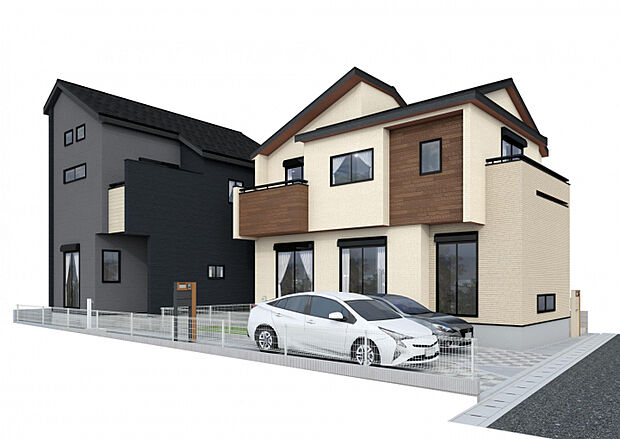 【完成予想図】　2026年3月下旬完成予定☆現地未完成のため、現地内覧だけでなく、完成物件のご案内も可能！