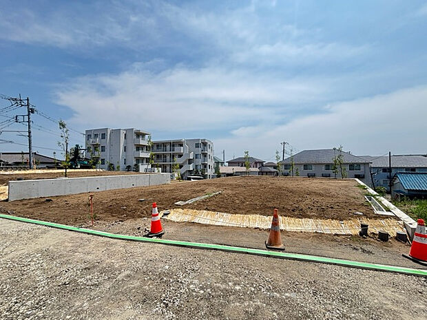 【【現地写真】】土地面積は約111m2~約143m2となっております。