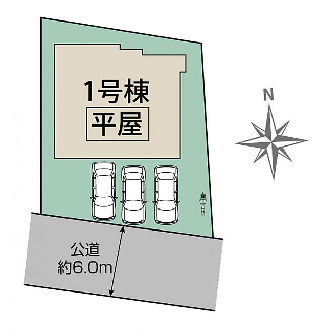三木市緑が丘町東1丁目1棟 区画図