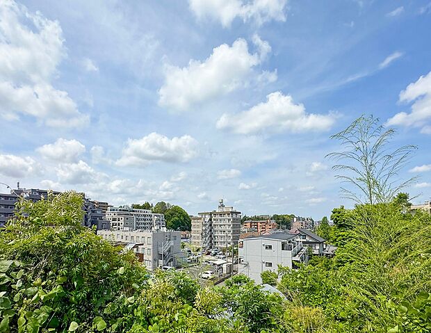 標高約20.3mの高台に位置し、周囲に高い建物のない第一種低層住居専用地域なので美しい景観と空の広がりを日々感じることができます。