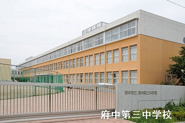 府中第三中学校（約1m）