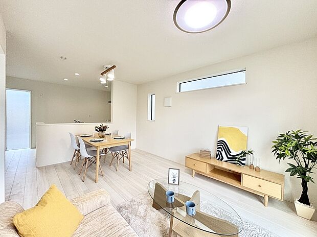 住む方の個性が引き出される、インテリアを考えるのが楽しみなリビングです!