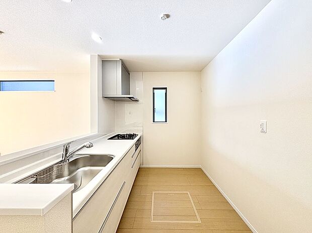 ゆとりあるキッチンではご家族と楽しくお料理ができます。