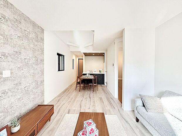 住む方の個性が引き出される、インテリアを考えるのが楽しみなリビングです！ 