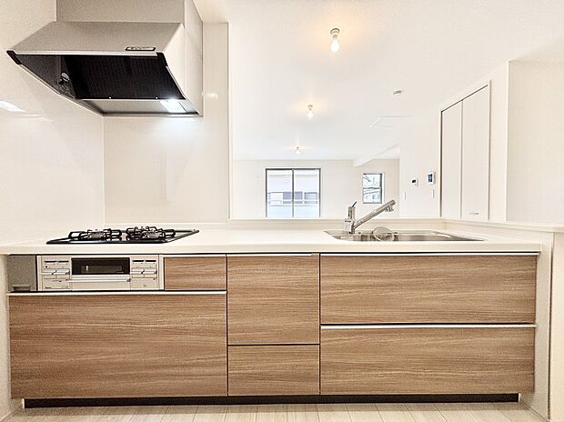 【キッチン】お料理を効率的に、楽しく！システムキッチン  