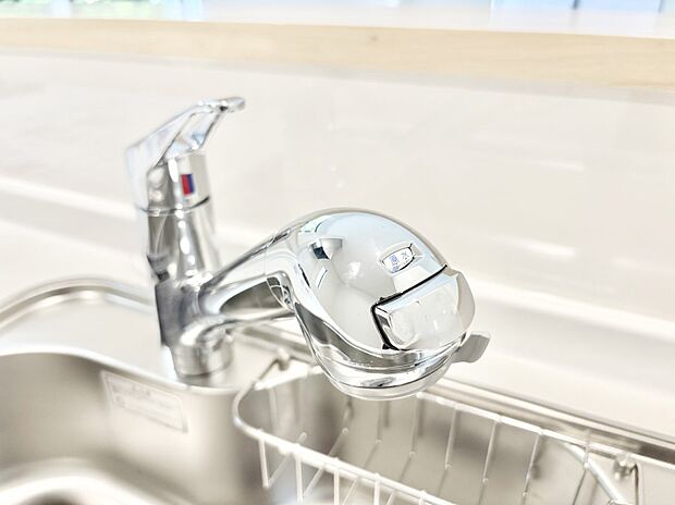 【その他設備(蛇口一体型浄水器)】いつでも清潔なおいしいお水を。一つの水栓で水道水と浄水を使い分け。