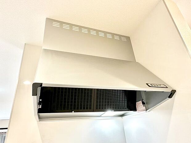 【その他設備(レンジフード)】基本的なお手入れはフィルターのみ!お手入れのしやすさも魅力です。