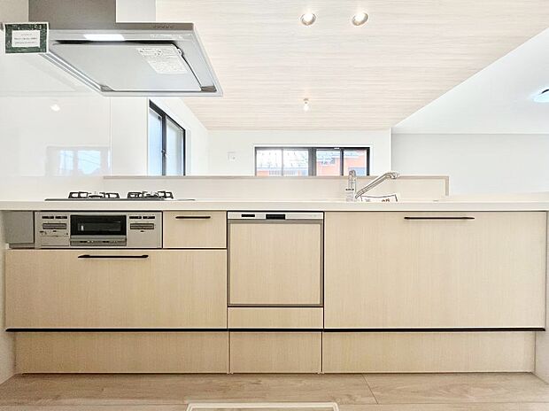 【キッチン】お料理を効率的に、楽しく!システムキッチン