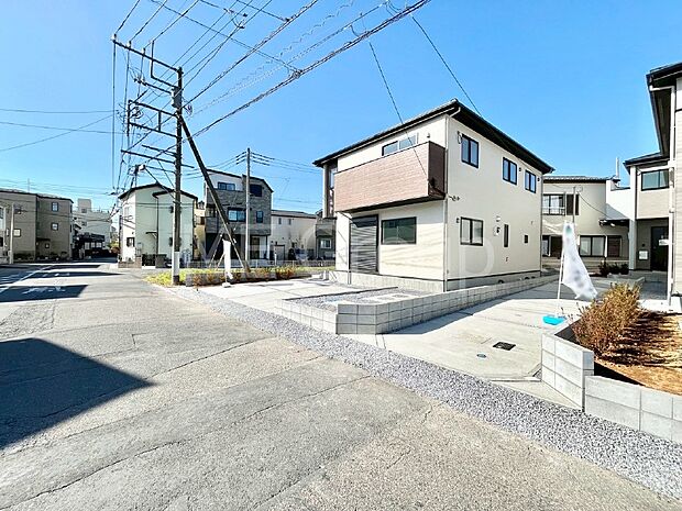 【前面道路含む現地写真】堂々完成!! ここから始まる新生活を応援いたします!
