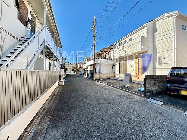【前面道路含む現地写真】ゆとりが笑顔を生む心地よい生活
