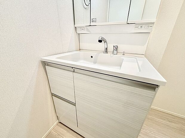 【その他設備(シャワー水栓)】ハンドシャワー付き！使いやすい洗面台。