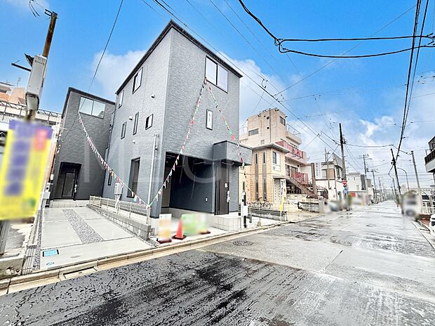【前面道路含む現地写真】堂々完成！！ ここから始まる新生活を応援いたします！ 