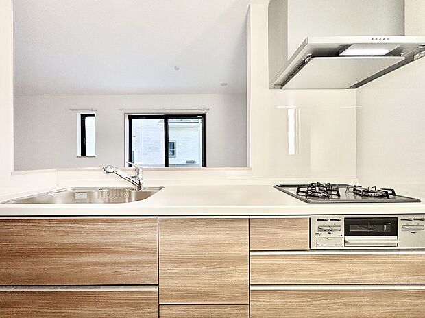 【キッチン】お料理を効率的に、楽しく！システムキッチン  