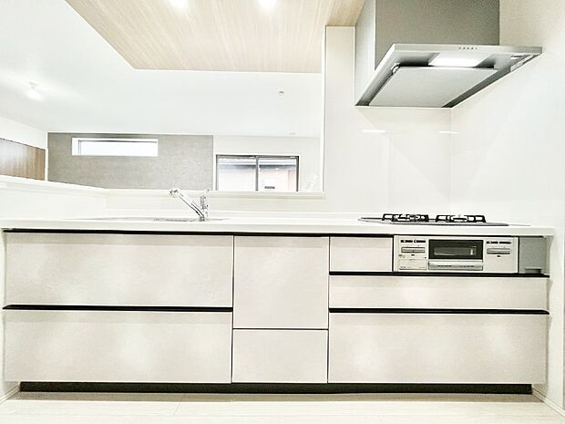 【キッチン】お料理を効率的に、楽しく!システムキッチン