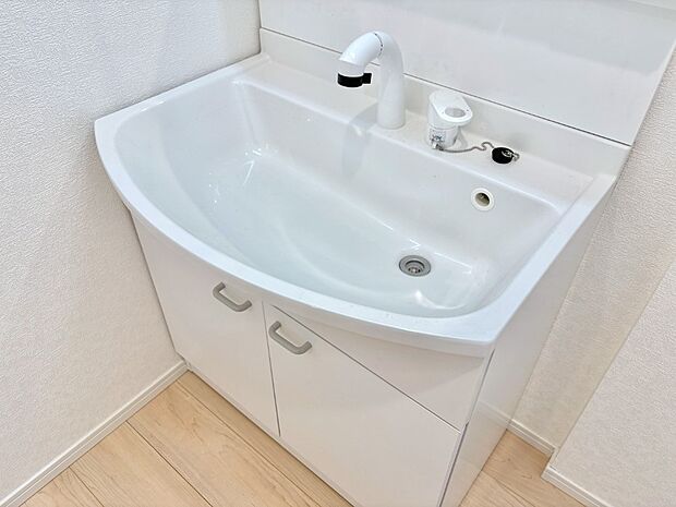 【その他設備(シャワー水栓)】ハンドシャワー付き!使いやすい洗面台。