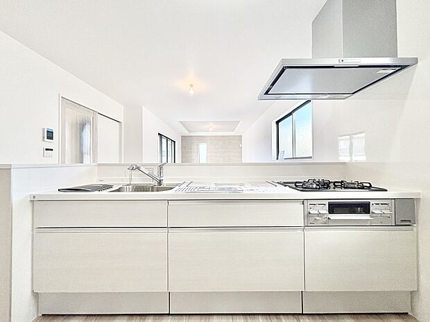 【キッチン】お料理を効率的に、楽しく!システムキッチン