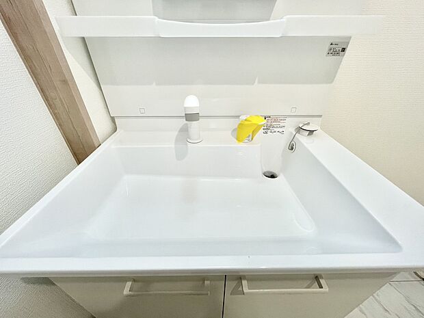 【その他設備(ハンドシャワー水栓)】ハンドシャワー付き！使いやすい洗面台。