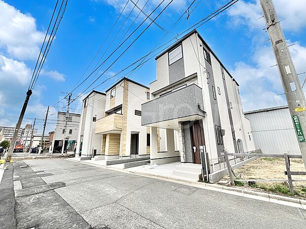 【前面道路含む現地写真】堂々完成！！ ここから始まる新生活を応援いたします！ 