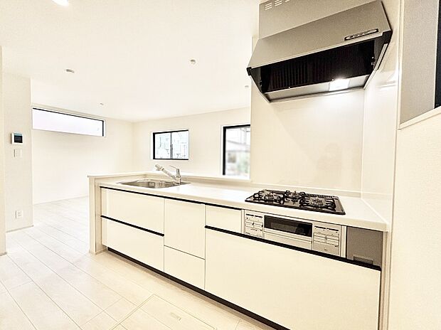 【キッチン】お料理を効率的に、楽しく！システムキッチン  