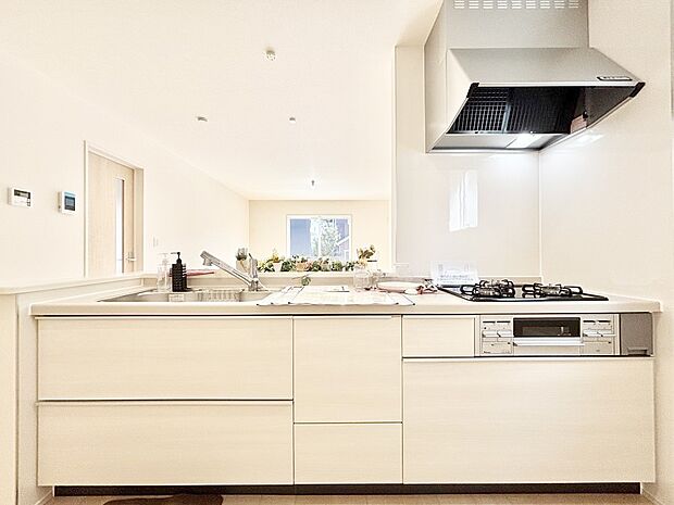 【キッチン】お料理を効率的に、楽しく!システムキッチン