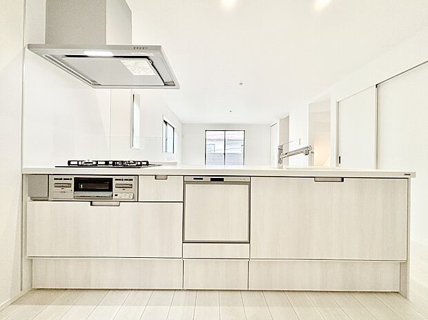 【キッチン】お料理を効率的に、楽しく!システムキッチン