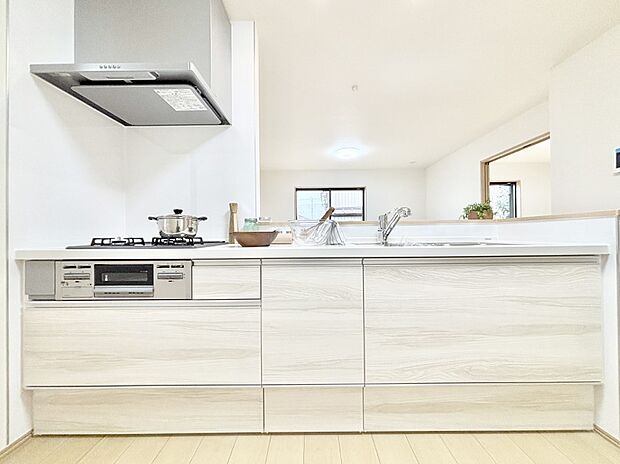 【キッチン】お料理を効率的に、楽しく!システムキッチン