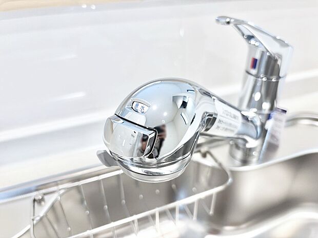 【その他設備(浄水器)】いつでも清潔なおいしいお水を。一つの水栓で水道水と浄水を使い分け。