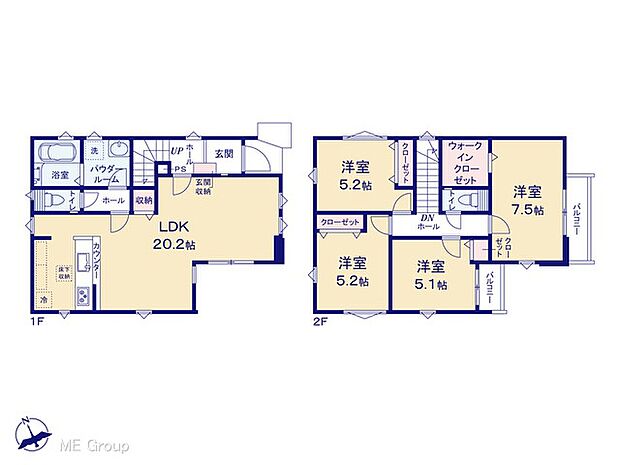 【4LDK】図面と異なる場合は現況を優先