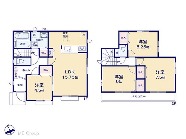 【4LDK】図面と異なる場合は現況を優先