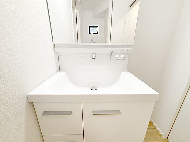 【その他設備(ハンドシャワー水栓)】ハンドシャワー付き！使いやすい洗面台。