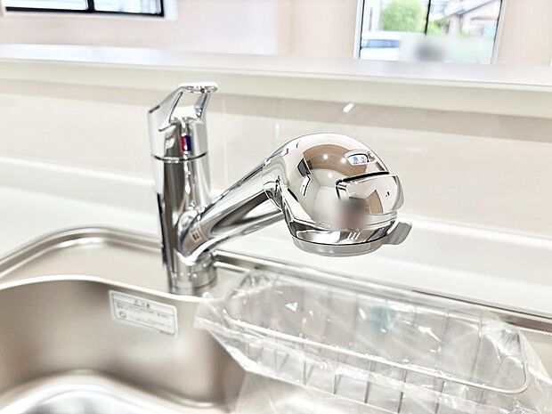 【その他設備(浄水器)】いつでも清潔なおいしいお水を。一つの水栓で水道水と浄水を使い分け。