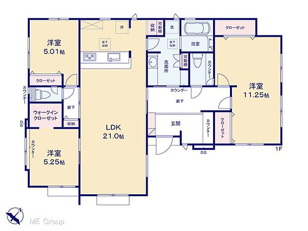 【3LDK】図面と異なる場合は現況を優先