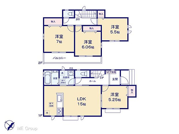 【4LDK】図面と異なる場合は現況を優先
