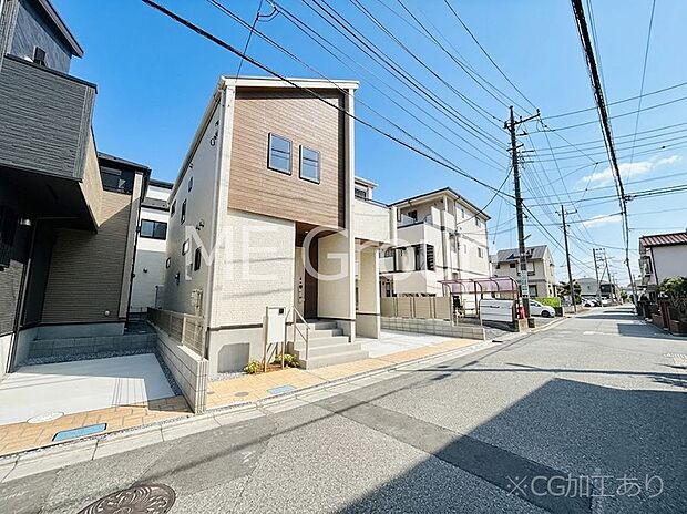 【前面道路含む現地写真】堂々完成！！ ここから始まる新生活を応援いたします！ 