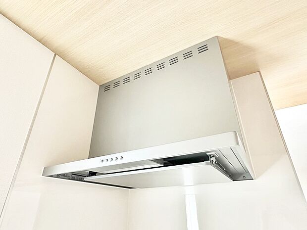 【その他設備(レンジフード)】基本的なお手入れはフィルターのみ！お手入れのしやすさも魅力です。