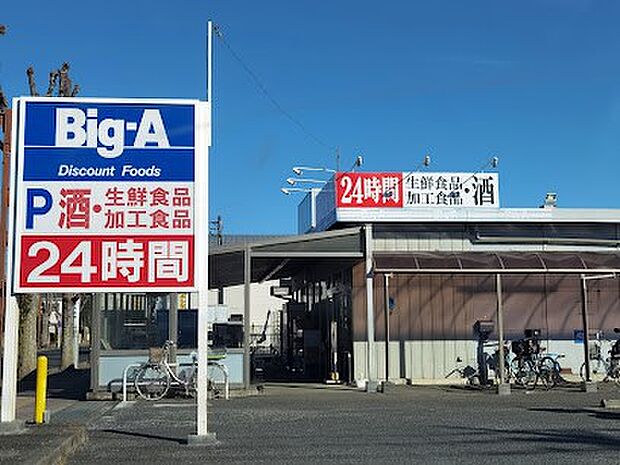 ビッグエー上福岡松山店(約300m・徒歩4分)