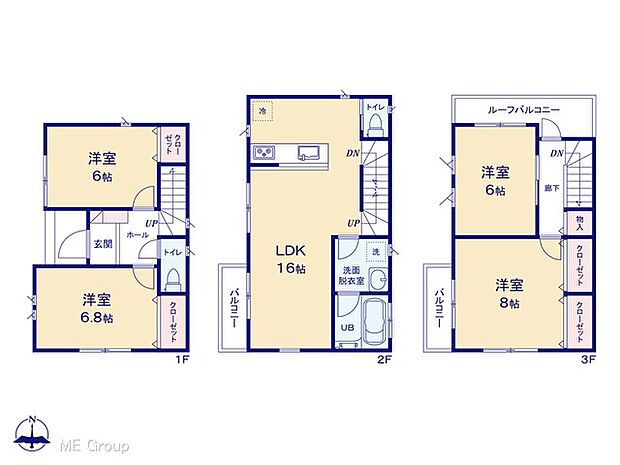 【4LDK】図面と異なる場合は現況を優先
