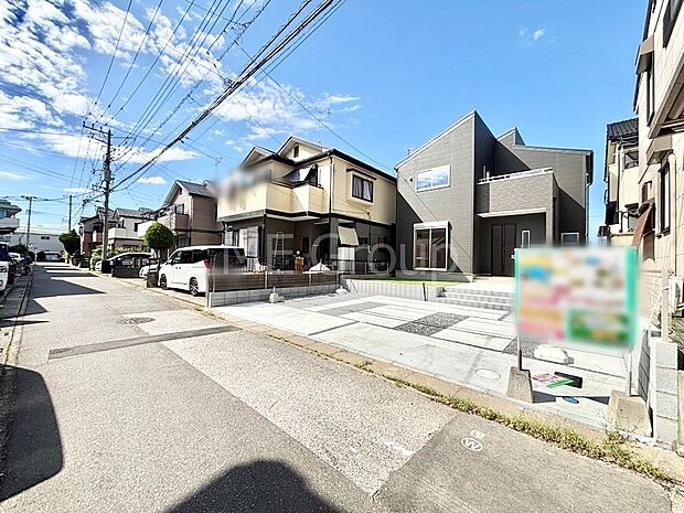 【前面道路含む現地写真】堂々完成！！ ここから始まる新生活を応援いたします！ 