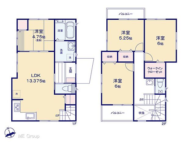 【4LDK】図面と異なる場合は現況を優先