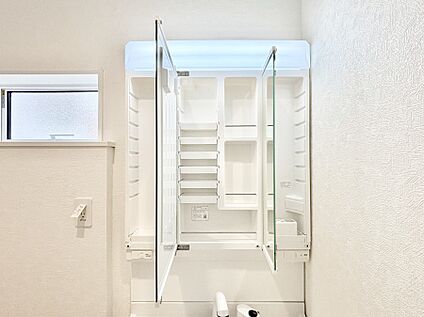 その他設備(三面鏡裏収納)