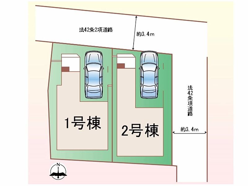 区画図　「新丸子」「武蔵小杉」駅徒歩圏内　通勤・通学のアクセス良好！お買い物にも便利な立地です！